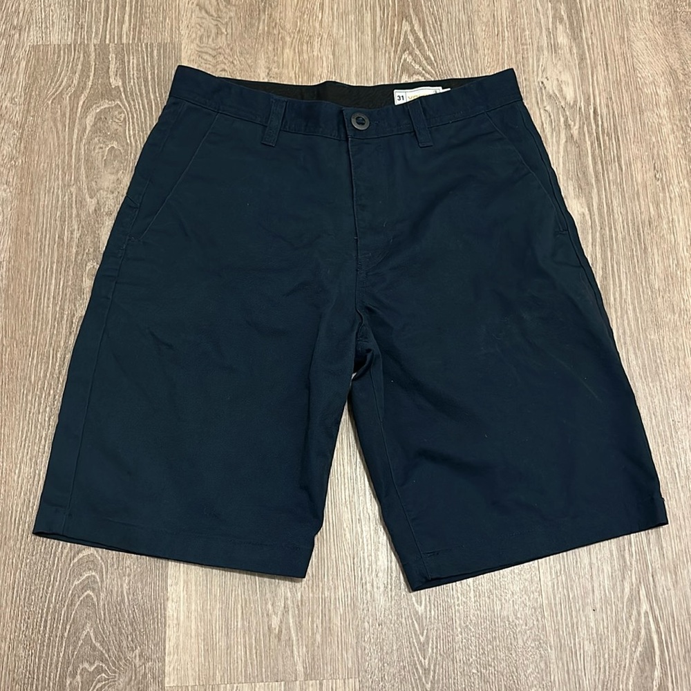 Never worn Size 31 Volcom Navy Blue Shorts